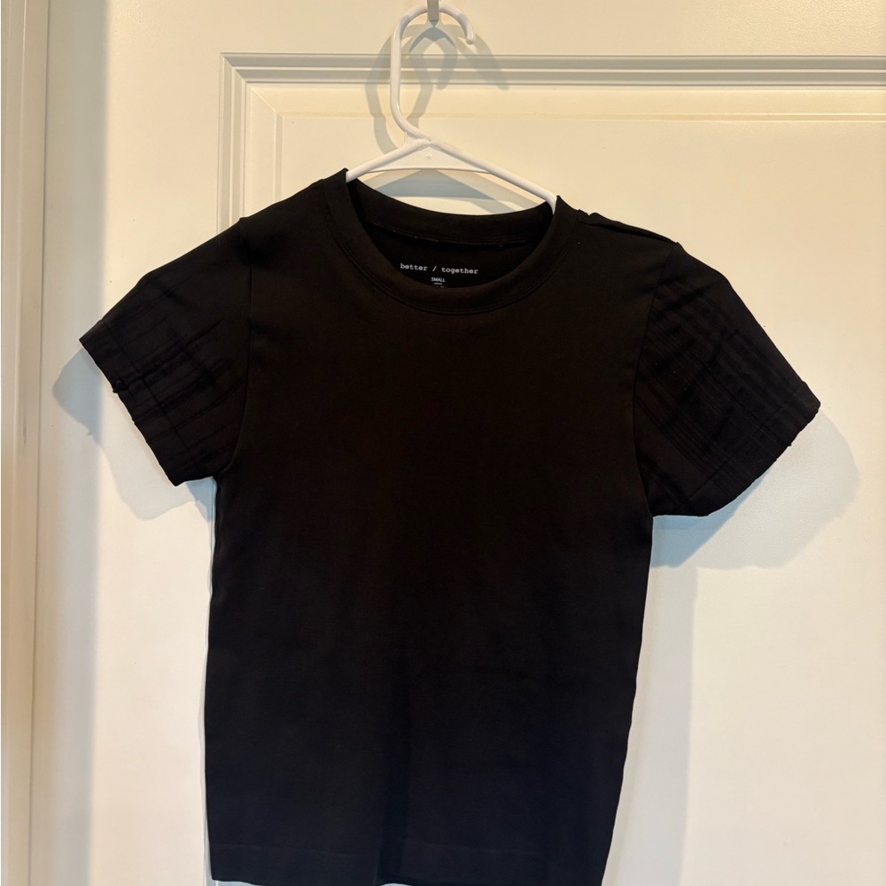 Marshalls Black Short Sleeve Top